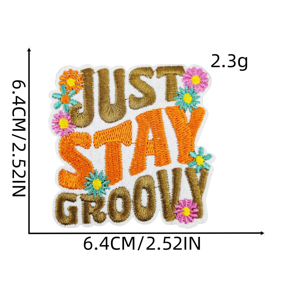 Wholesale Trendy Embroidered Hippie Patch Decorative Accent For Bags DIY Craft Supply Resale