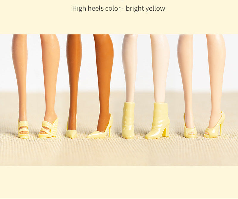 Wholesale Dolls High Heels Multi-Color Fashionable Accessories Doll clothes