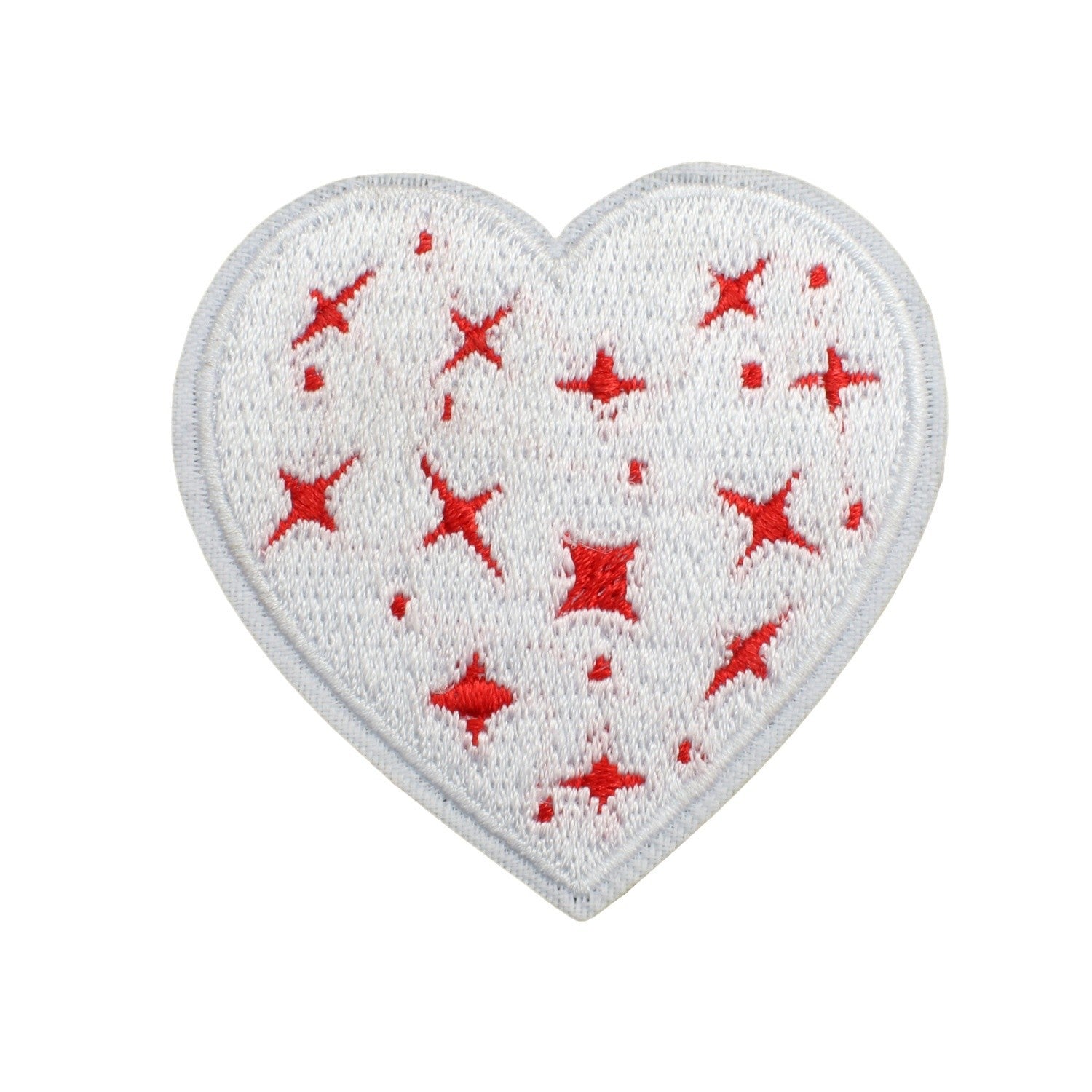 Wholesale Red Love Love Patch I Love You Couple Computer Embroidered Sticker FS