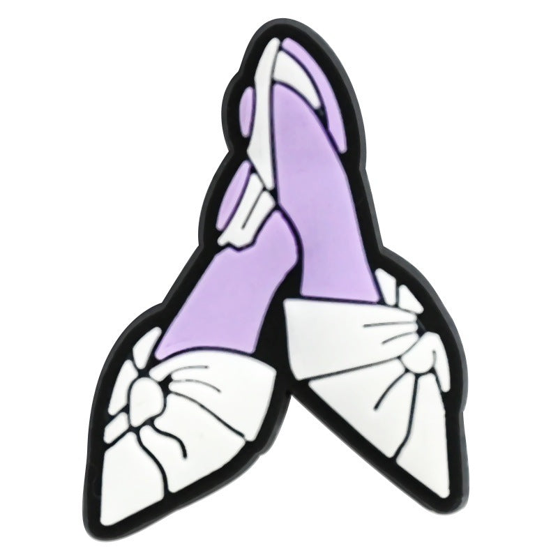 Wholesale Random 100pcs Valentine' s Day Series Wedding Dessert Cartoon Croc Charms