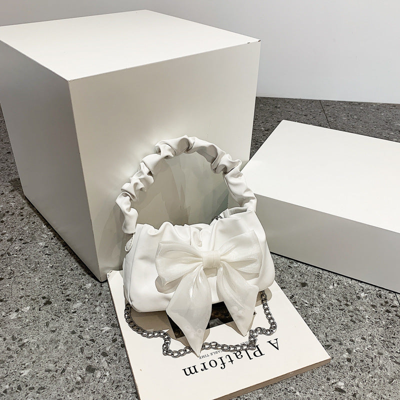 Wholesale Fashion Retro Trend Fashionable Sweet Girl Bow Shoulder Bags