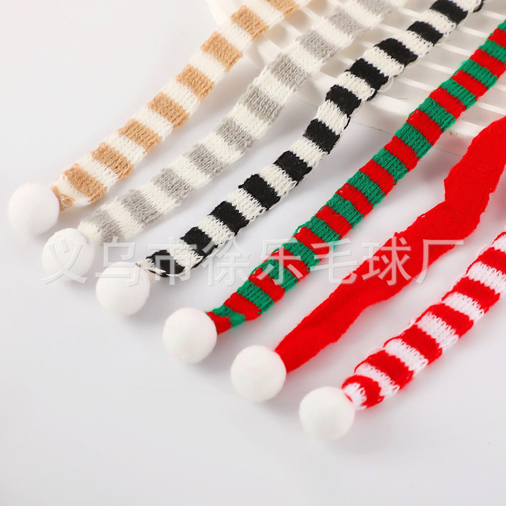 Wholesale 10pcs Christmas Mini Knitted Small f Doll Toy Decorative Accessories