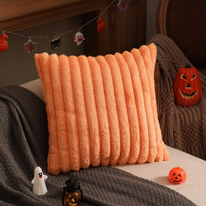 Wholesale  Christmas pillowcase solid color coreless plush pillowcase