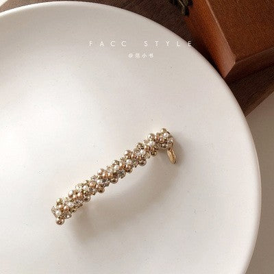 Wholesale Vintage Exquisite Pearl Rhinestone Hair Clips