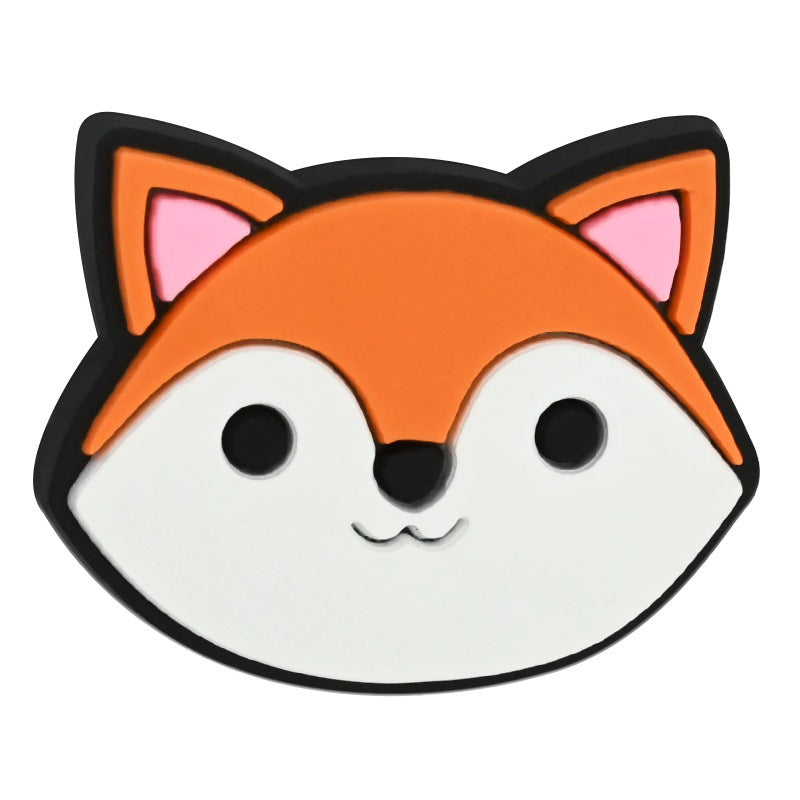 Wholesale  Random 100pcs Cartoon Animal Head Series Colored Beads