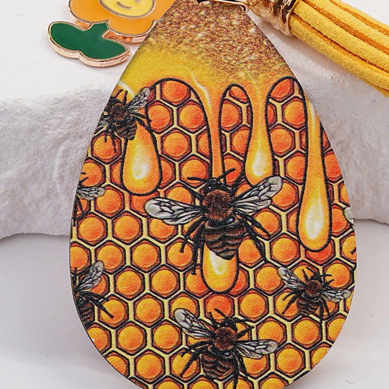Wholesale Metal Honeycomb Keychain
