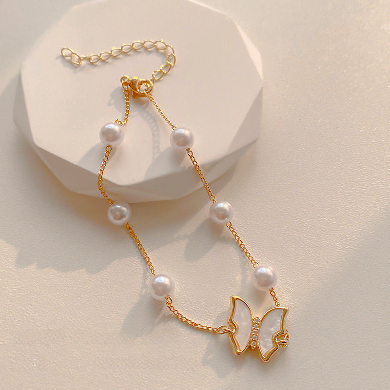 Wholesale titanium steel female niche all-match light luxury high-end lovers bracelet