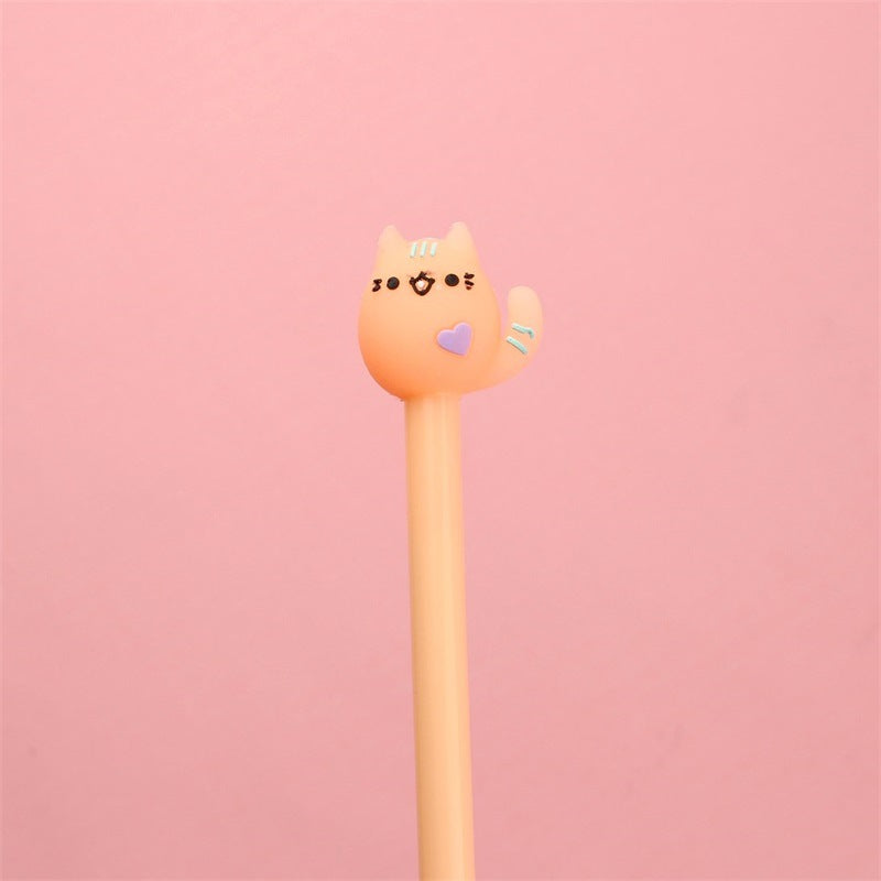 Caricatura de plástico al por mayor lindo gel gel gel pluma