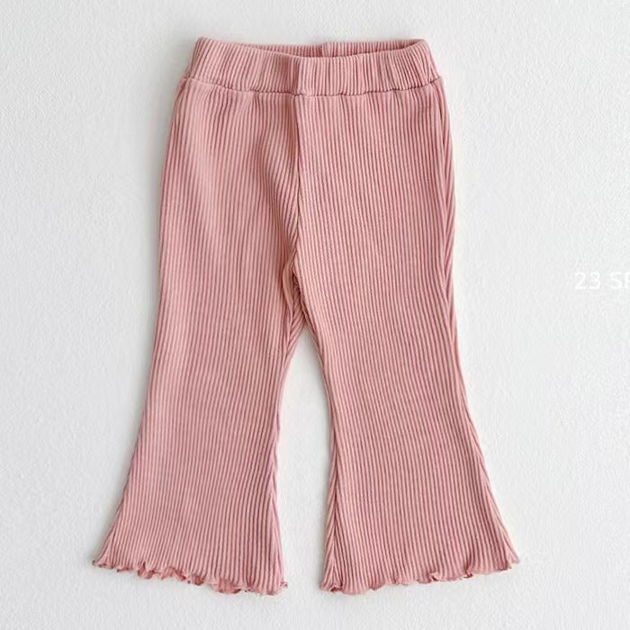Wholesale Cotton Children's Clothing Style Bell Bottoms