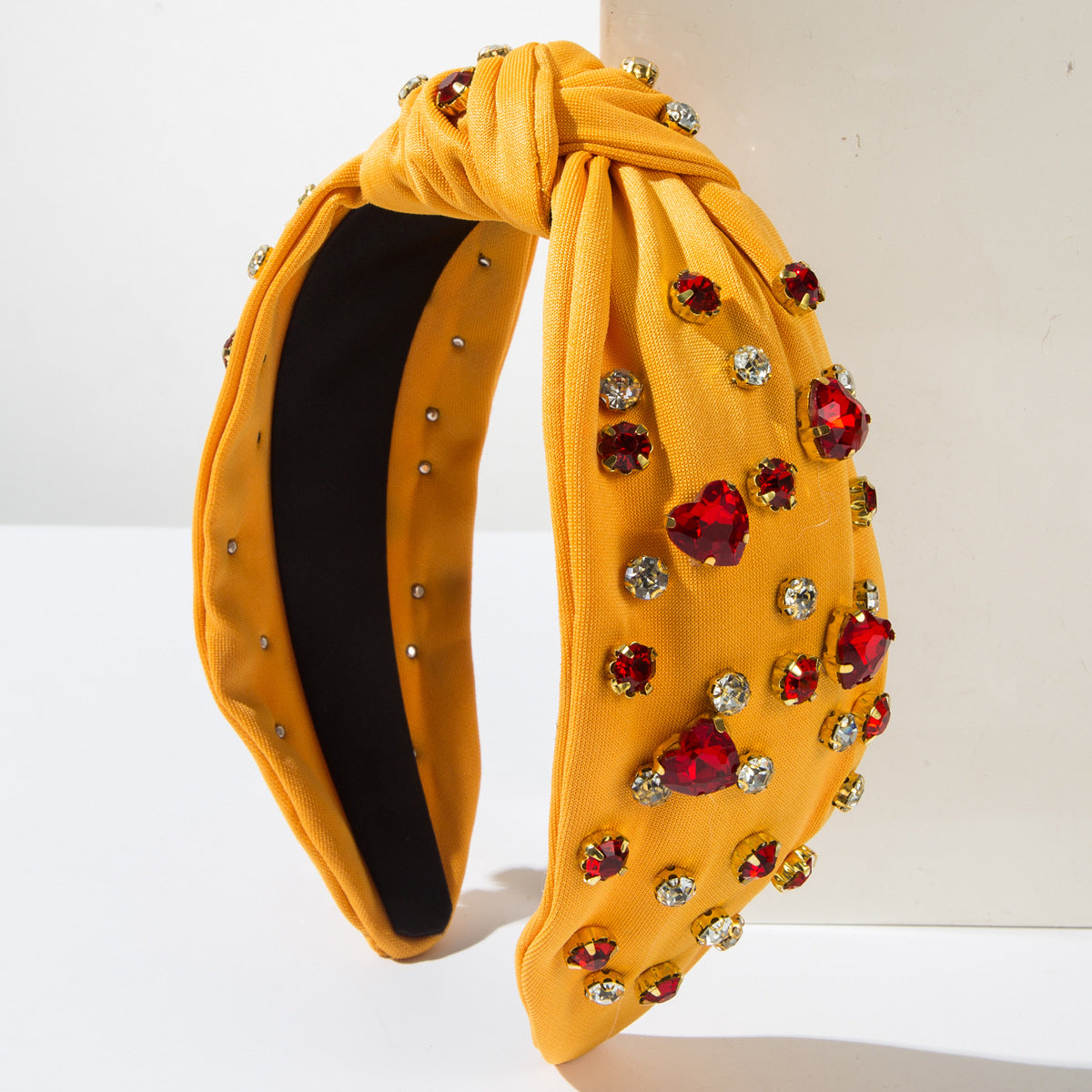 Wholesale Valentine's Day Hair Band Korean Fashion Nail Diamond Love Glass Diamond Decoration Sweet Hair Accessories Hair Clip