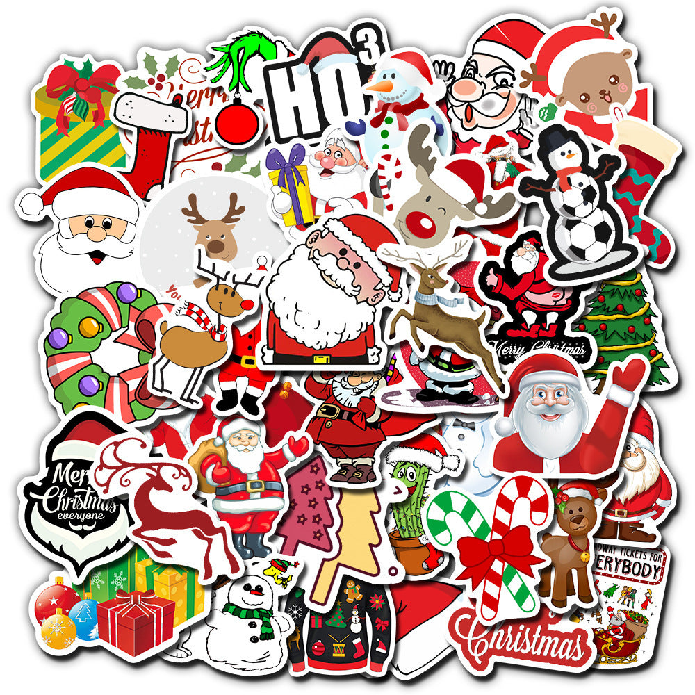 Wholesale 50pcs Christmas series stickers
