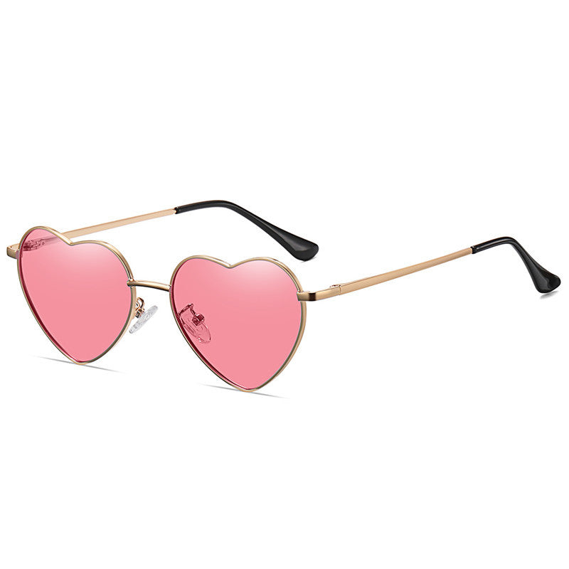 Wholesale PC Metal Retro Love Sunglasses