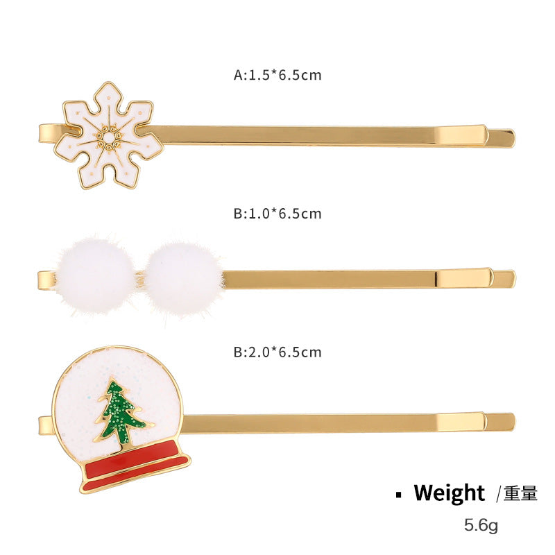 Wholesale Christmas Alloy Drip Oil Clip Set