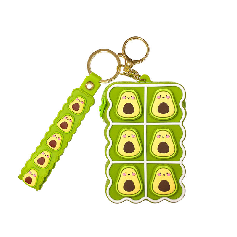 Wholesale Avocado Strawberry Keychains