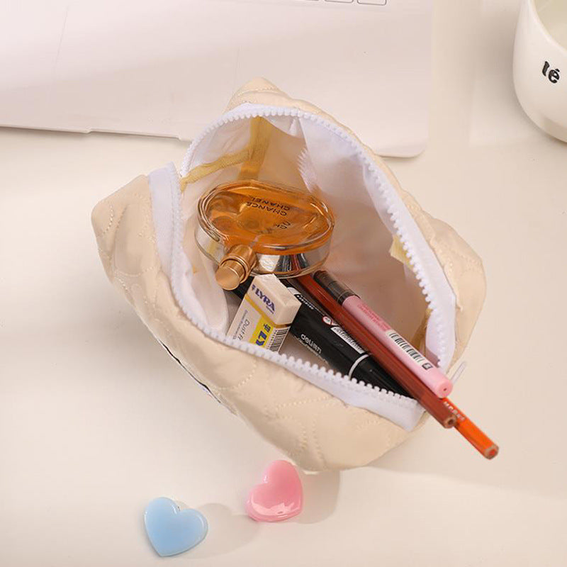 Wholesale of Cute Little Flower Love Pillows, Cotton Cloth Pen Bags