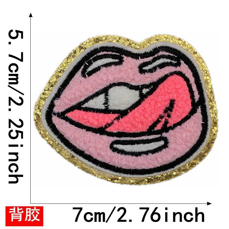 Wholesale Embroidered Patch Set Of 14 Decorative Fashion Accessory For Bags Clothing Gift Boutique Resale