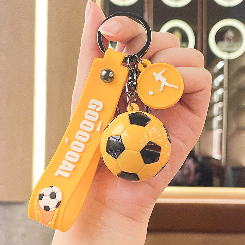 Wholesale Football World Cup Silicone Keychain