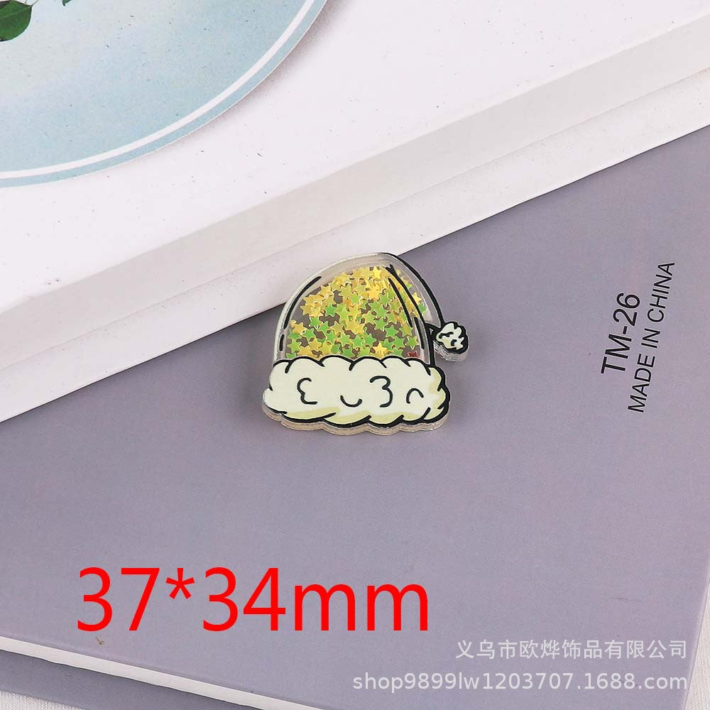 Wholesale 10pcs Cartoon AcrylicJewelry Accessories DIY Patch FlatBack