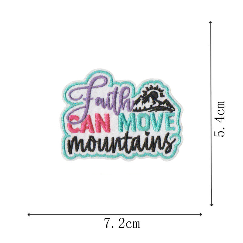 Wholesale  Bible Cloth Embroidery  DIY Patches