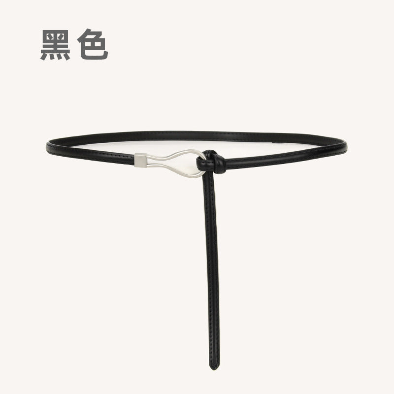 Wholesale Non-porous Genuine Leather Thin Versatile Belt