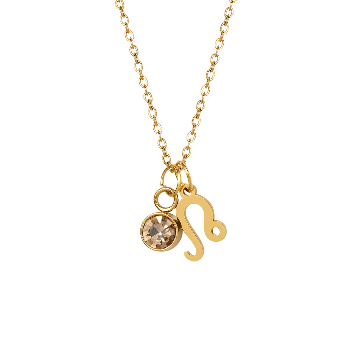 Wholesale Twelve zodiac signs  natural stone crystals hand woven rope