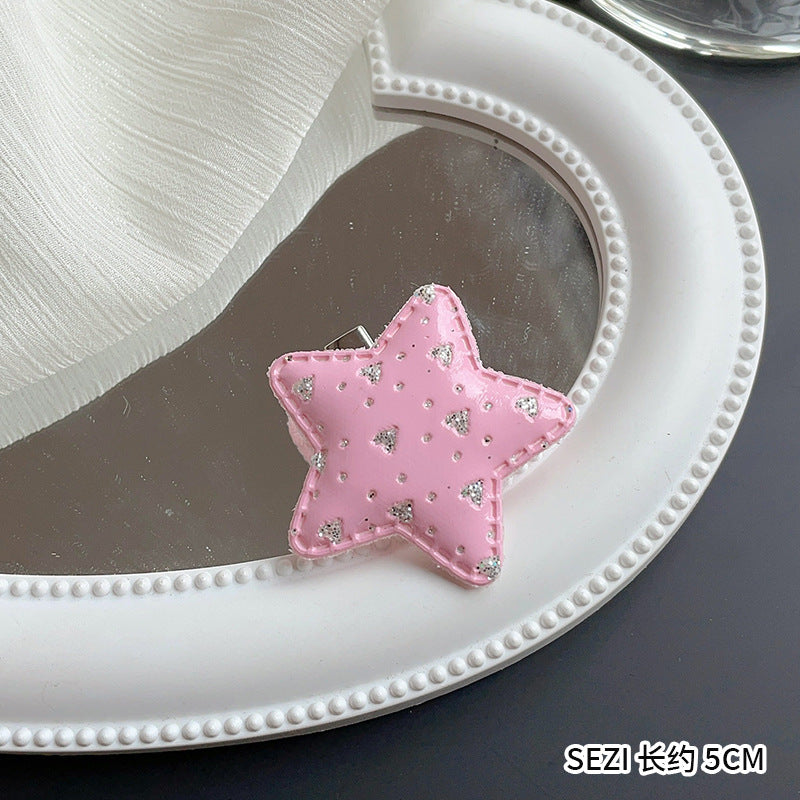 Wholesale Cute Star Niche Spicy Girl Metal Hair Clips