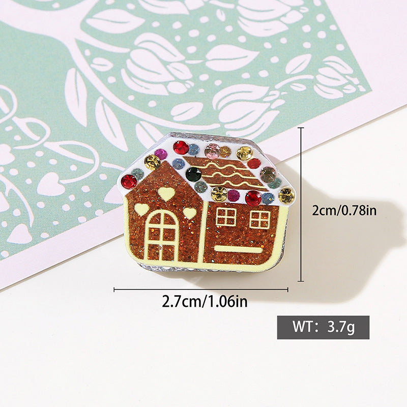 Wholesale Christmas Snowman Hair Claw Clip Snowflake Gingerbread Design Stylish Hair Accessory For Party Gift And Boutique Resale