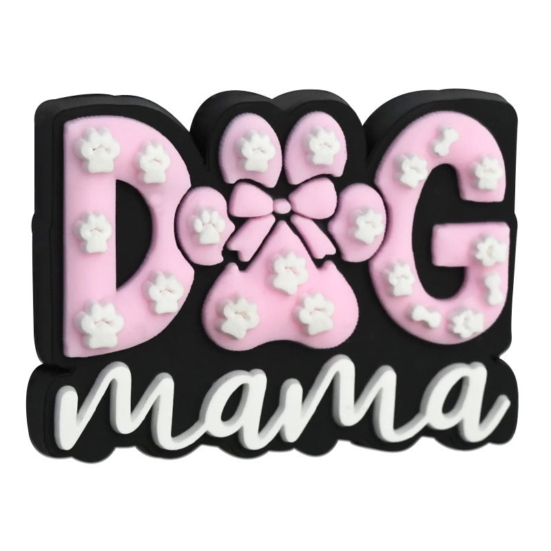 Wholesale Random 100pcs Pet Dog Phrases Letter Beads  Focal Beads