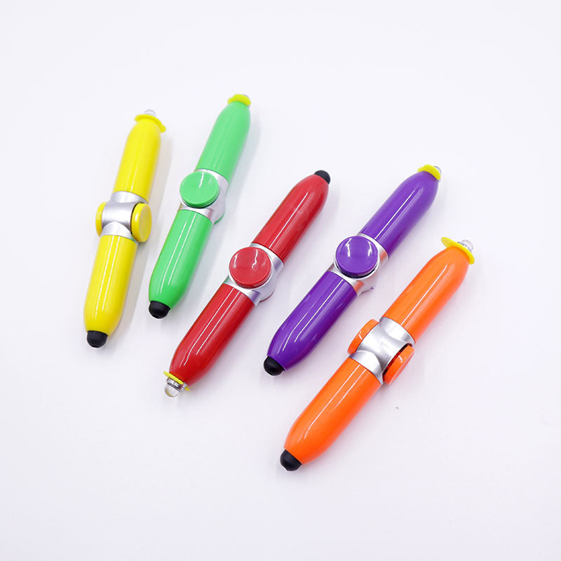 Wholesale Creative Rotating Touch LED Light Ballpoint Pen