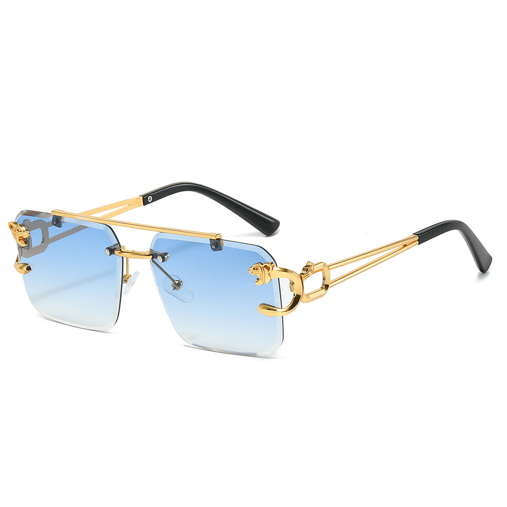 Wholesale Trimmed Square Frameless Fashion Sunglasses