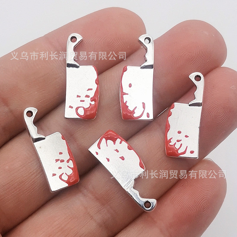 Wholesale 10pcs  Double-sided Oil Dripping Pendant Decorations