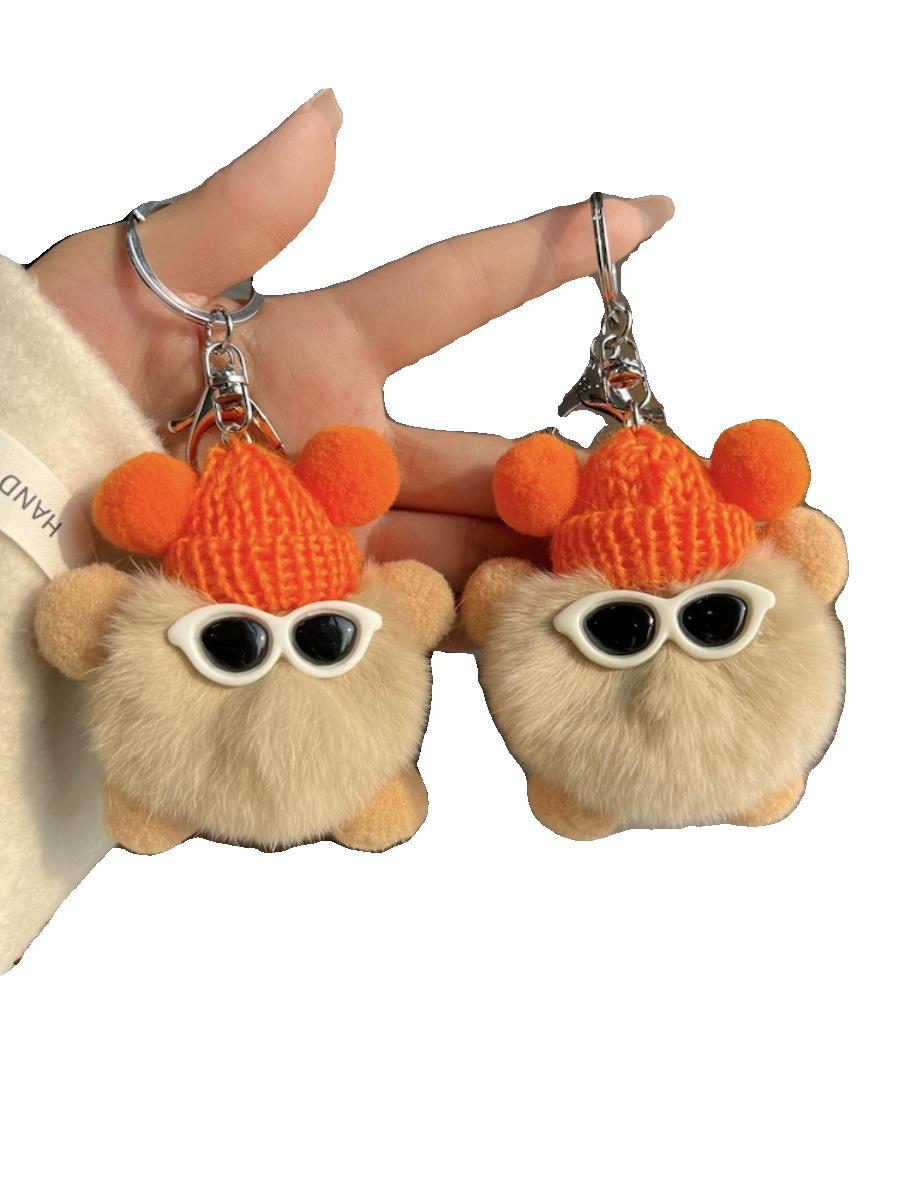Wholesale Cartoon Doll Plush Ball Keychain