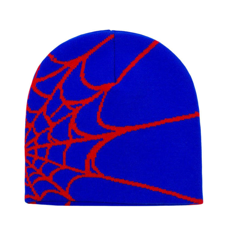 Wholesale Personalized Spider Web Jacquard Pullover Warm Beanie