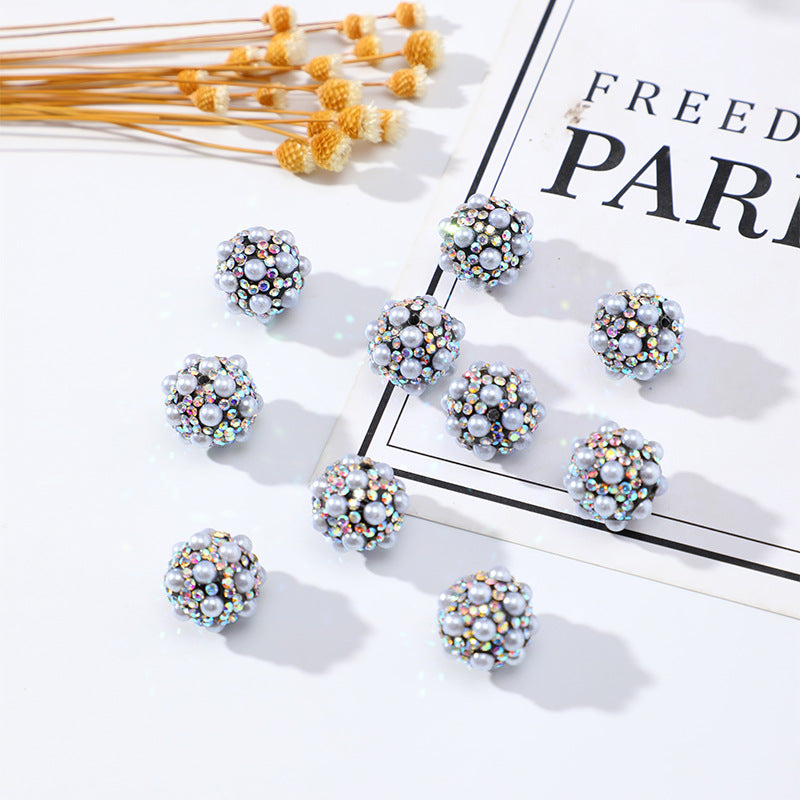 Wholesale 50PCS High Quality DIY Pearl Diamond Balls