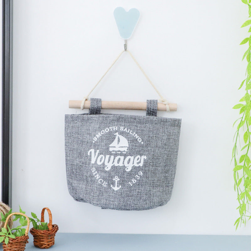 Wholesale Cotton and Linen Multi-layer Wind Hanging Storage Hanging Bags