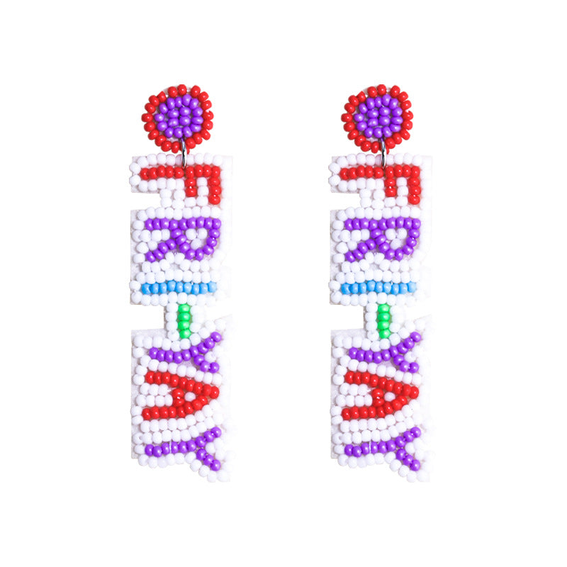 Wholesale Colorful Super Sparkling Rhinestone Long Tassel Earrings