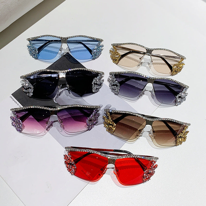 Wholesale Metal Diamond Sunglasses