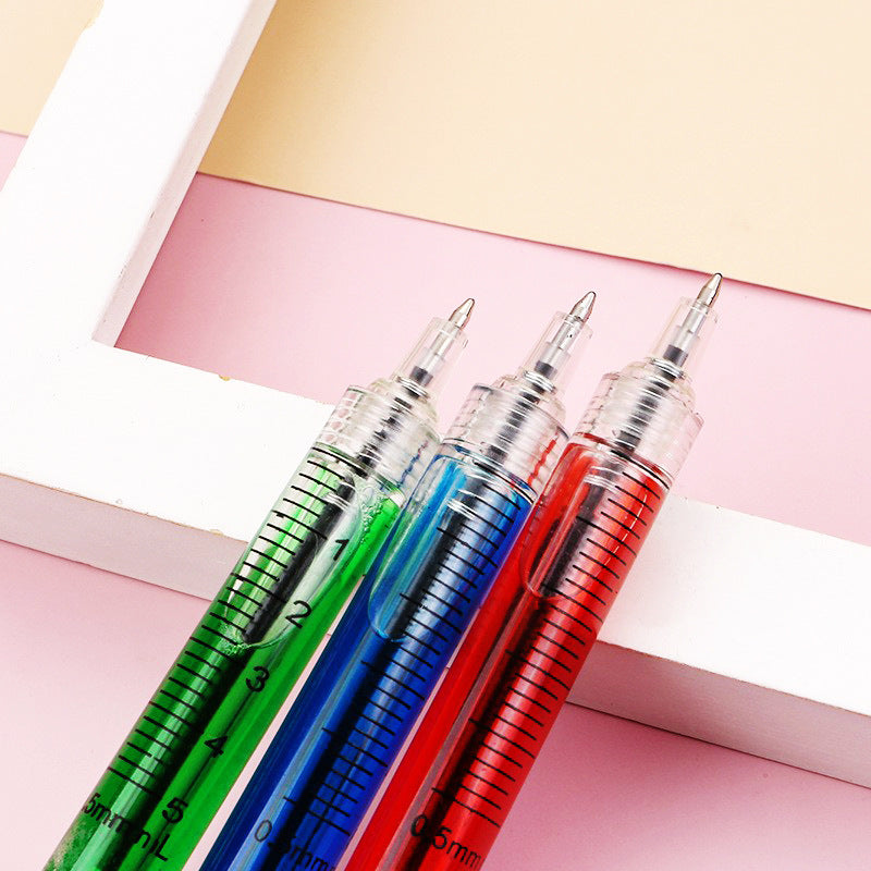 Wholesale Pens Syringe Shape Office Stationery Signature Pen Creative Syringe Type Ballpoint Pen