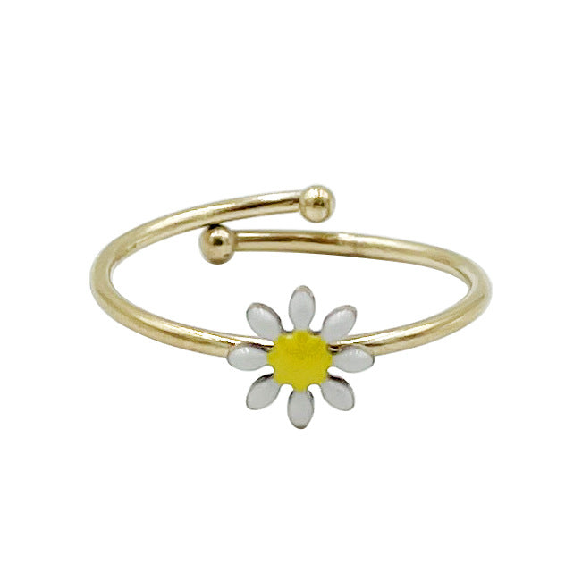 Anillo de acero de titanio ajustable para giras de giras para giras para giras para gotas de giras al por mayor