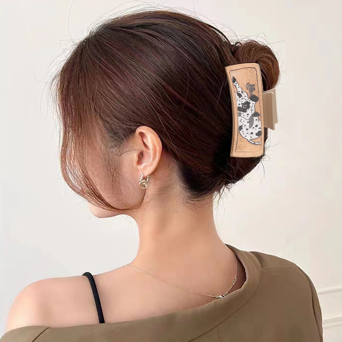 Wholesale Western Style Calf Leather Hair Clips