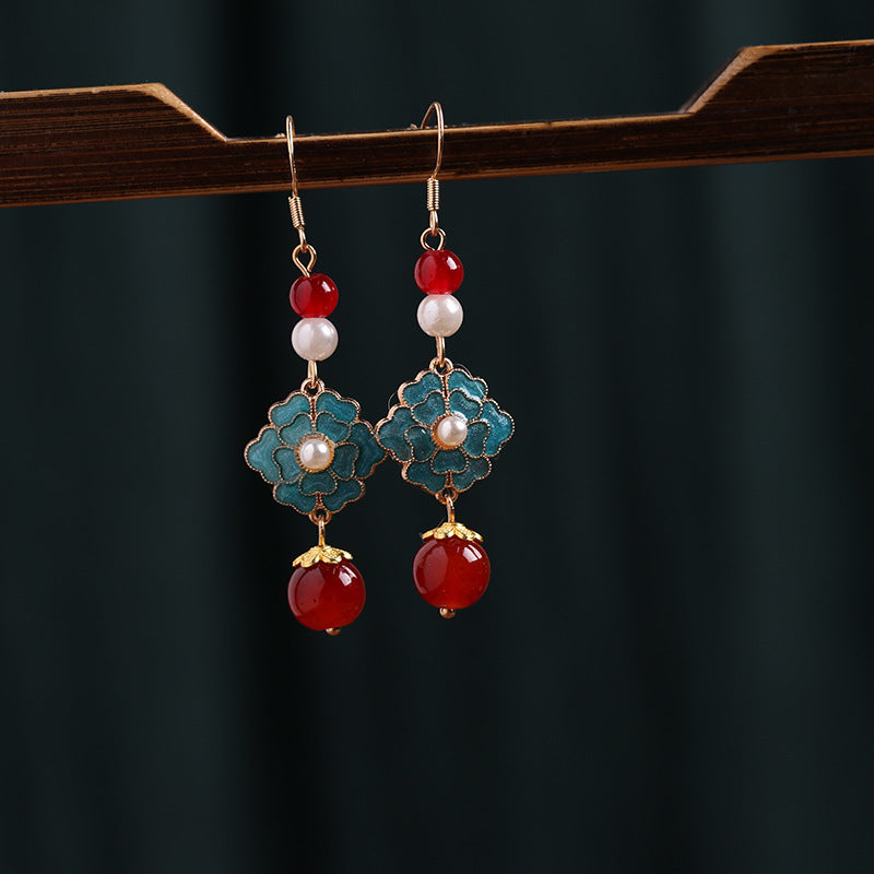 Wholesale Vintage court style ethnic antique earrings