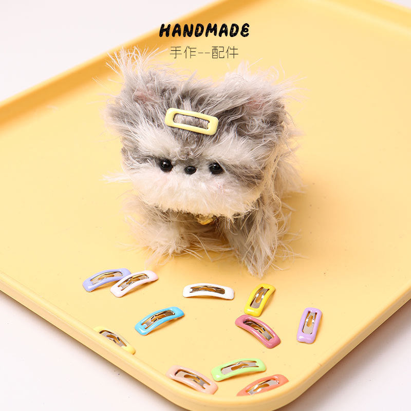 Wholesale Handmade DIY plush twisted stick accessories material doll black eyes nose Christmas hat scarf Accessories