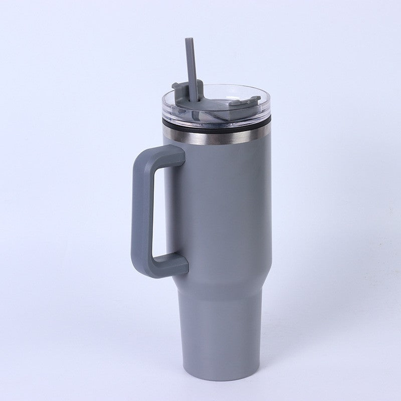 Wholesale 304 stainless steel 40oz ice cup double layer vacuum spray car cup creative outdoor handle cup