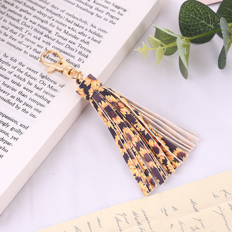 Wholesale Tassel pendant leopard print snake print fashion trend key accessories