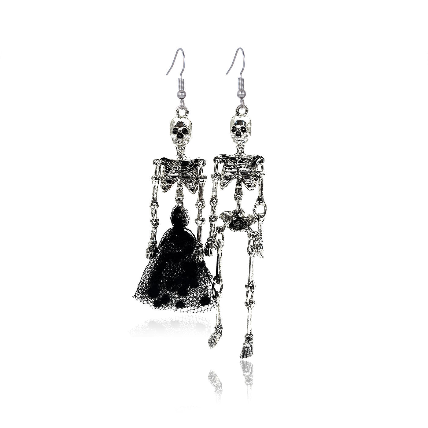 Wholesale   Web Pumpkin Stud Earrings Trendy Rhinestone Cartoon Jewelry Accessory For Party Gift
