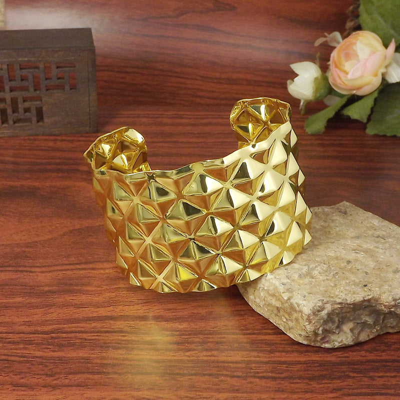 Wholesale Silver Grain Handmade Retro Ethnic Style Bracelet