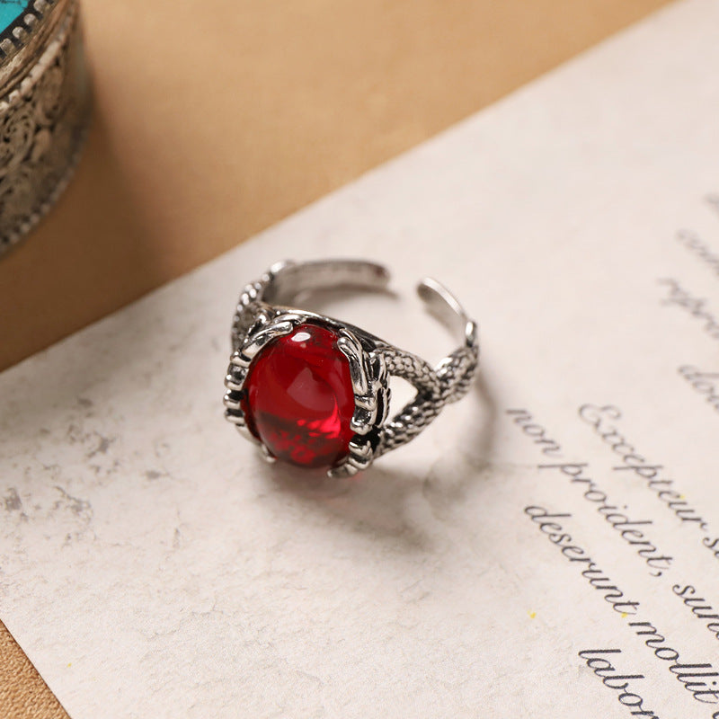 Wholesale Vintage ethnic style carved Bohemian open ring