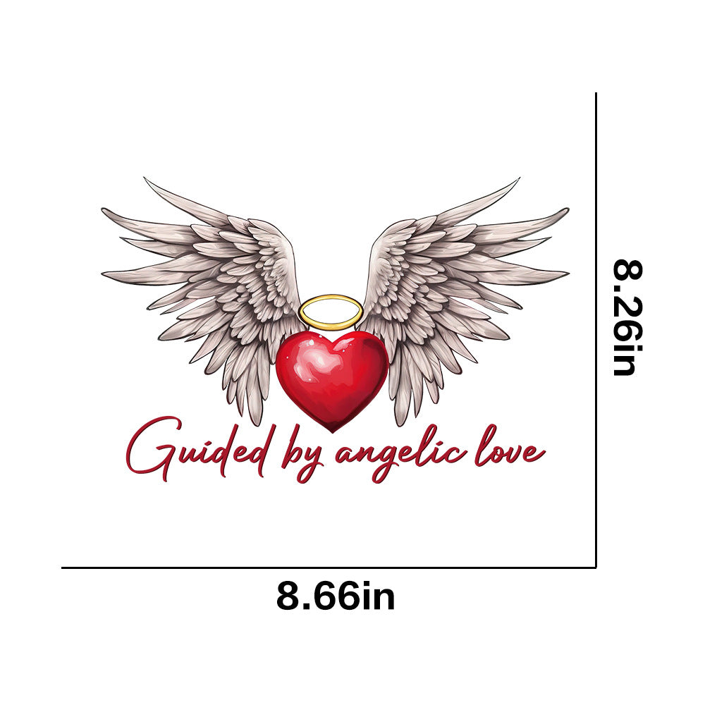 Wholesale 10pcs Angel Wings UV DTF Ready to Press Transfers Wraps