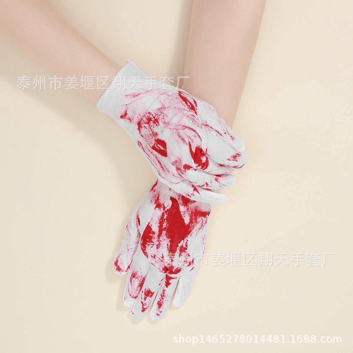 Wholesale  Cosplay bloodstain printing gloves ghost festival