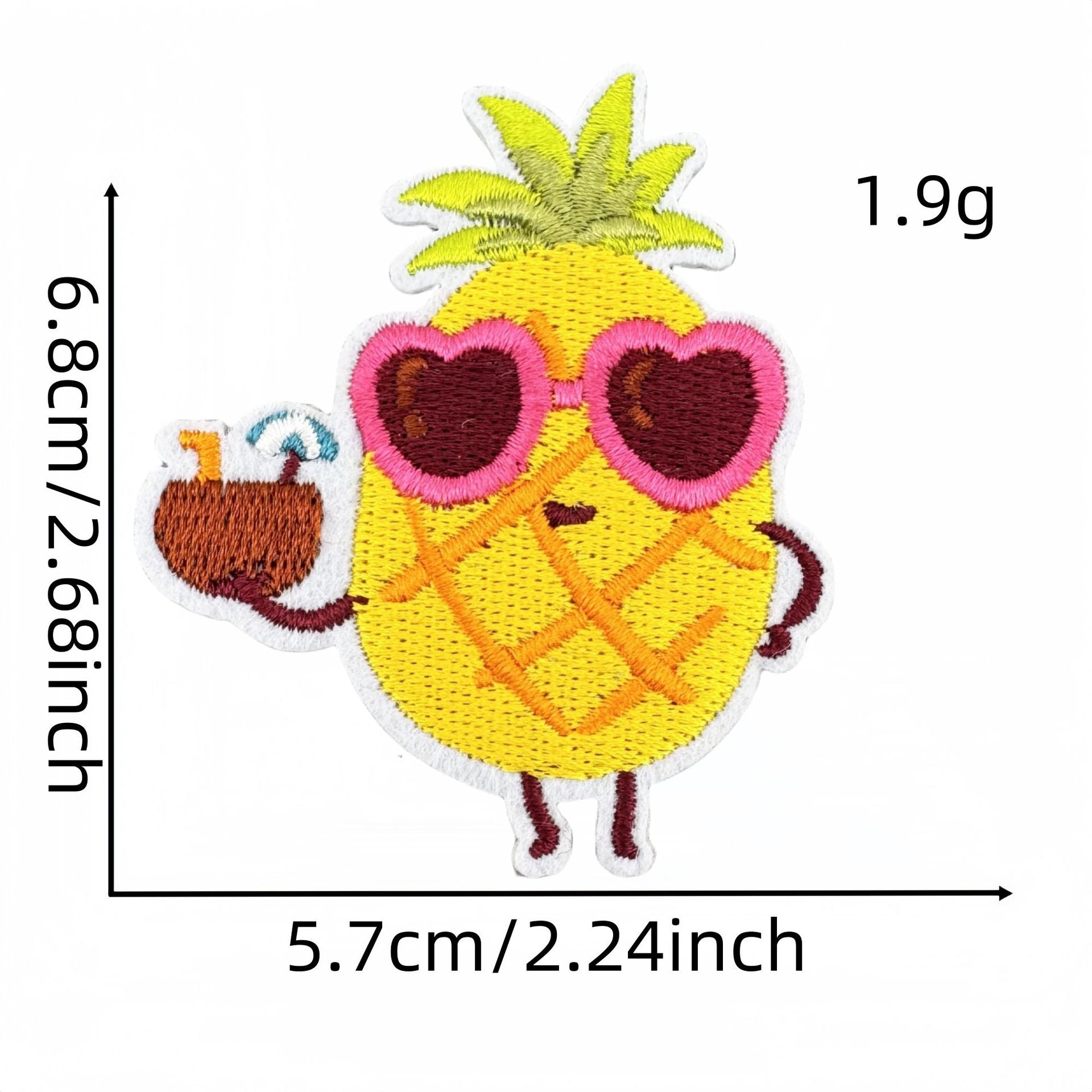 Wholesale Beach  decoration cartoon color embroidery badge badge sticker